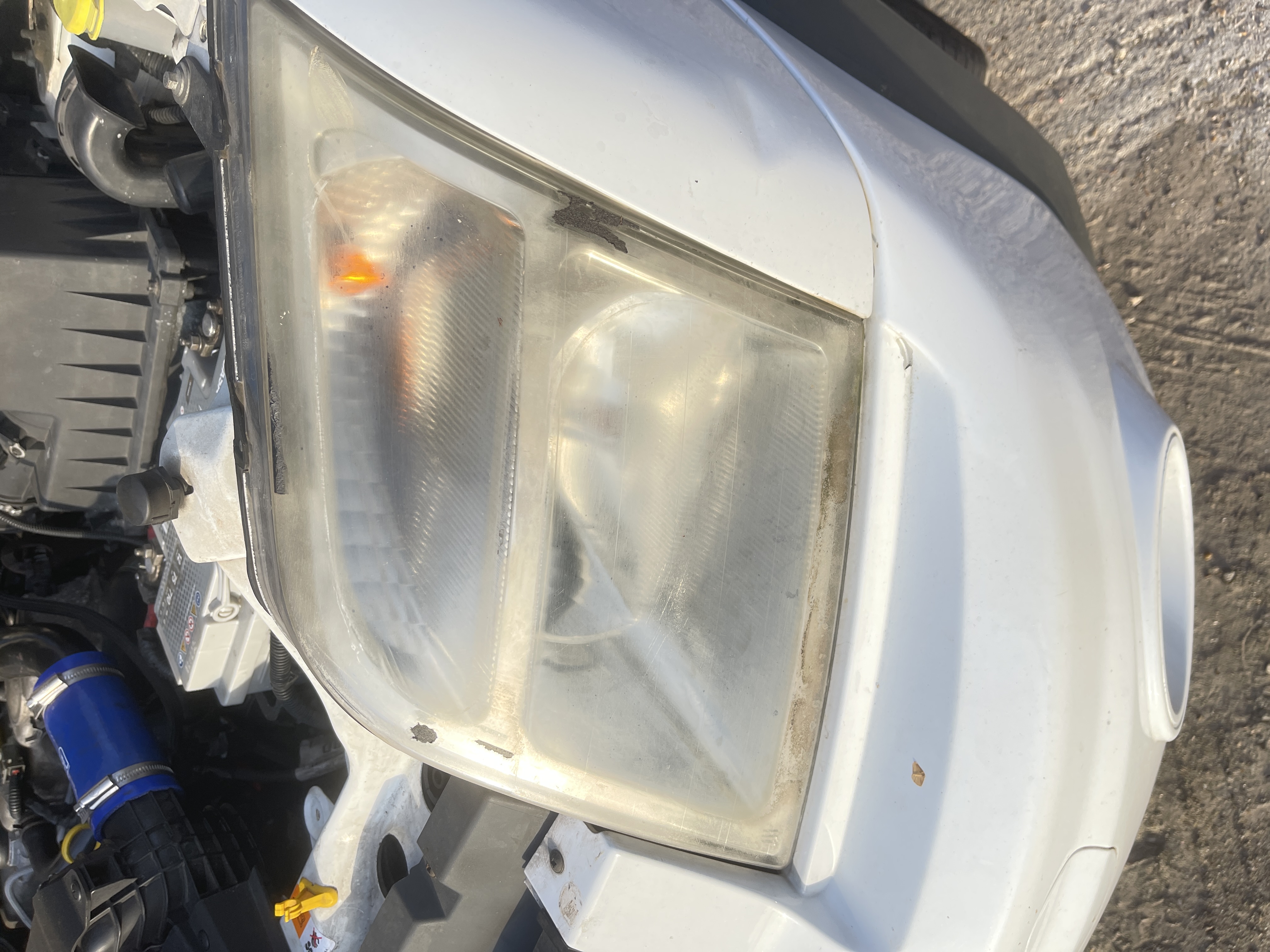 Ford Transit Headlight Repair Before